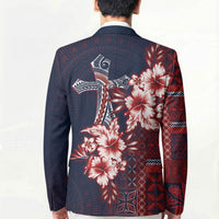 Samoa AIGA Mamanu Siapo Malu Motifs Blazer Flag Color LT7 - Polynesian Pride