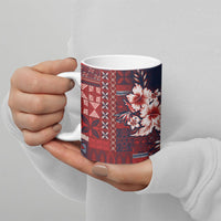 Samoa AIGA Mamanu Siapo Malu Motifs Ceramic Mug Flag Color