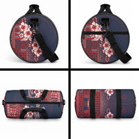 Samoa AIGA Mamanu Siapo Malu Motifs Duffle Bag Flag Color LT7 - Polynesian Pride