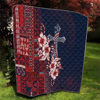 Samoa AIGA Mamanu Siapo Malu Motifs Quilt Flag Color LT7 - Polynesian Pride