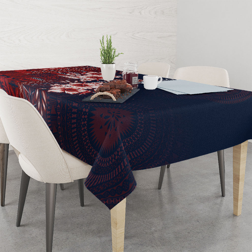 Samoa AIGA Mamanu Siapo Malu Motifs Tablecloth Flag Color LT7 - Polynesian Pride
