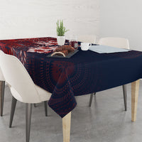 Samoa AIGA Mamanu Siapo Malu Motifs Tablecloth Flag Color LT7 - Polynesian Pride