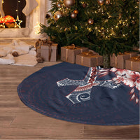 Samoa AIGA Mamanu Siapo Malu Motifs Tree Skirt Flag Color LT7 - Polynesian Pride