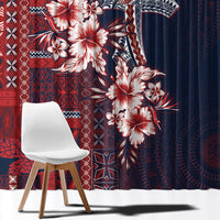 Samoa AIGA Mamanu Siapo Malu Motifs Window Curtain Flag Color LT7 - Polynesian Pride