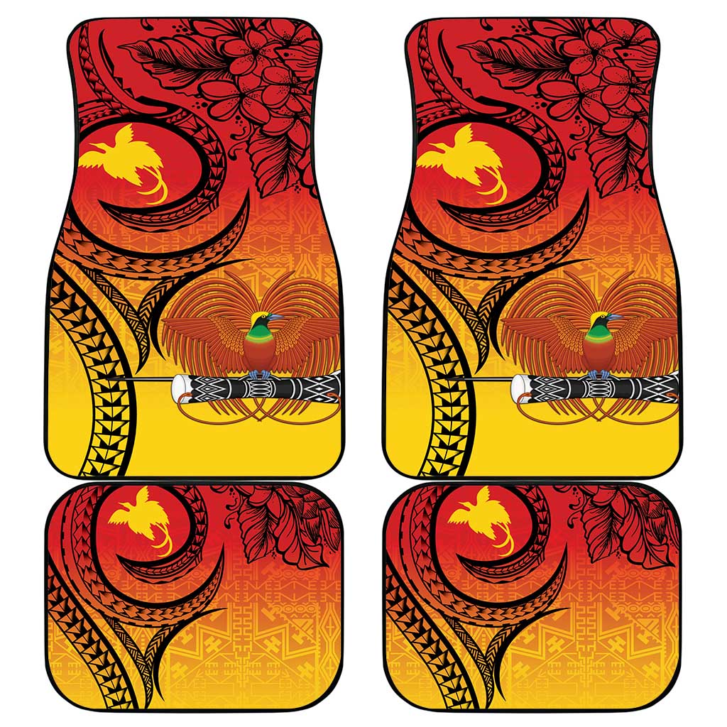 Papua New Guinea 50 Years Car Mats Motuan Motifs LT7 - Polynesian Pride