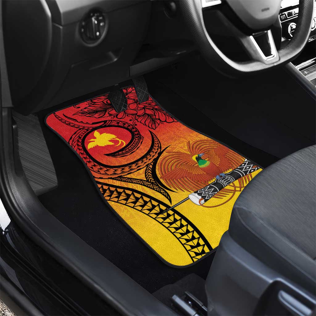 Papua New Guinea 50 Years Car Mats Motuan Motifs LT7 - Polynesian Pride