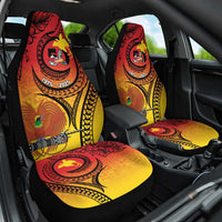 Papua New Guinea 50 Years Car Seat Cover Motuan Motifs