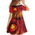 Papua New Guinea 50 Years Family Matching Long Sleeve Bodycon Dress and Hawaiian Shirt Motuan Motifs