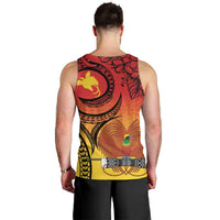 Papua New Guinea 50 Years Men Tank Top Motuan Motifs LT7 - Polynesian Pride