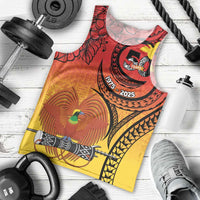 Papua New Guinea 50 Years Men Tank Top Motuan Motifs LT7 - Polynesian Pride