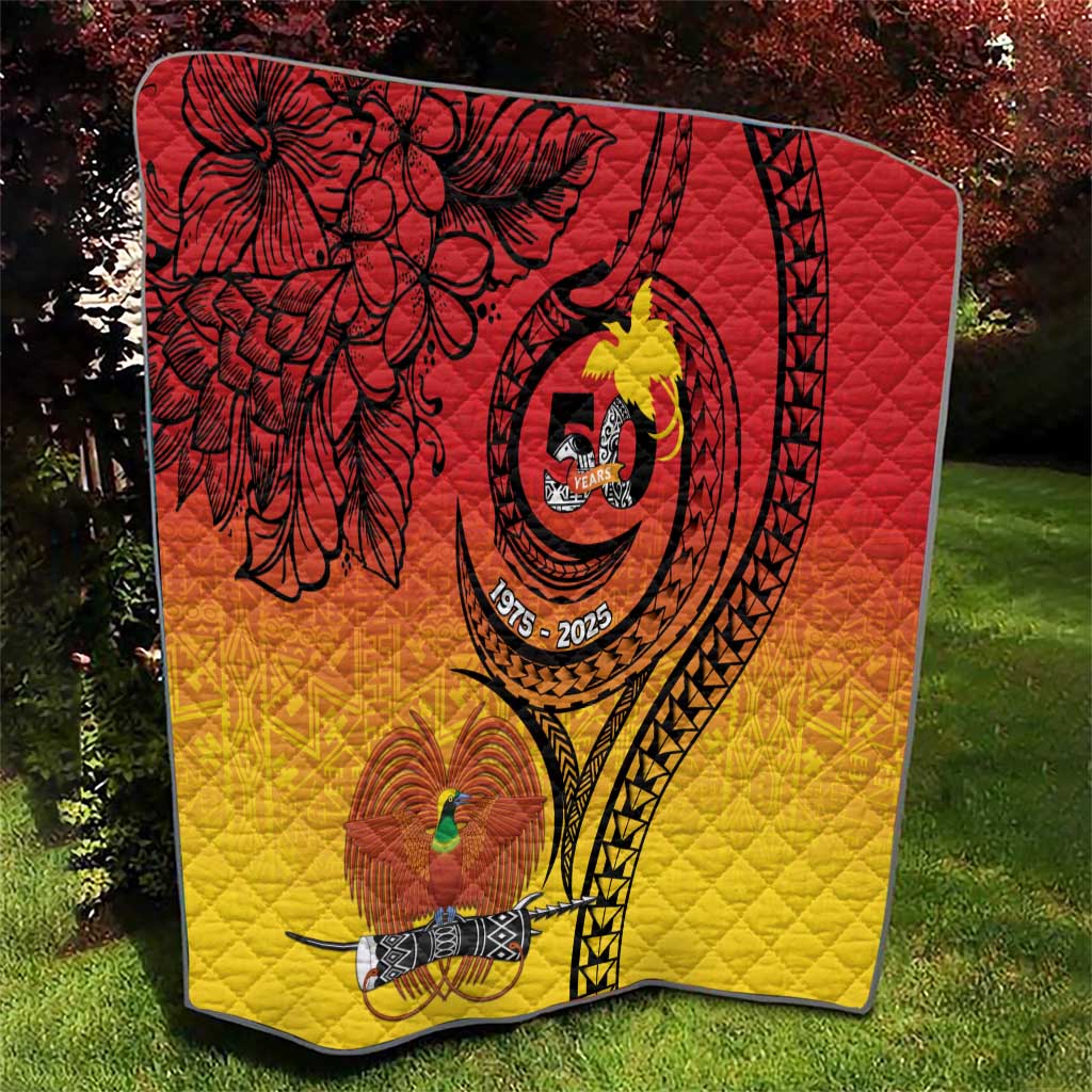 Papua New Guinea 50 Years Quilt Motuan Motifs