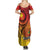 Papua New Guinea 50 Years Summer Maxi Dress Motuan Motifs