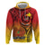 Papua New Guinea 50 Years Zip Hoodie Motuan Motifs