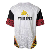Personalized Papua New Guinea Baseball Jersey Hapi De bilong Indipendens PNG