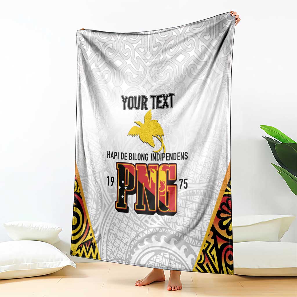 Personalized Papua New Guinea Blanket Hapi De bilong Indipendens PNG LT7 - Polynesian Pride