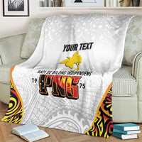 Personalized Papua New Guinea Blanket Hapi De bilong Indipendens PNG LT7 - Polynesian Pride