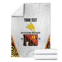 Personalized Papua New Guinea Blanket Hapi De bilong Indipendens PNG LT7 - Polynesian Pride