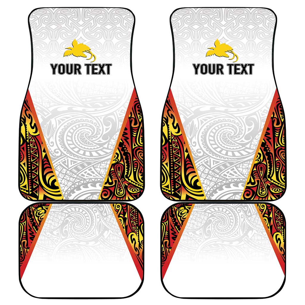 Personalized Papua New Guinea Car Mats Hapi De bilong Indipendens PNG LT7 - Polynesian Pride