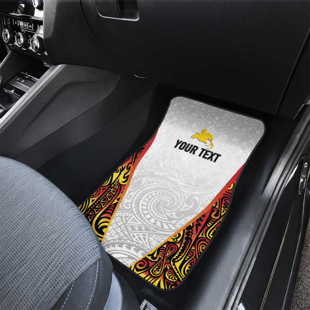 Personalized Papua New Guinea Car Mats Hapi De bilong Indipendens PNG LT7 - Polynesian Pride