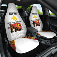 Personalized Papua New Guinea Car Seat Cover Hapi De bilong Indipendens PNG