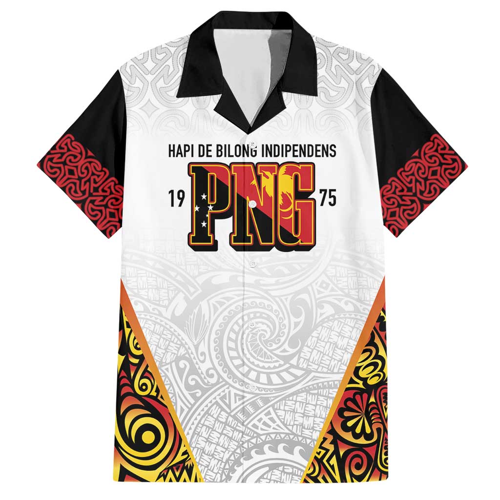 Personalized Papua New Guinea Family Matching Short Sleeve Bodycon Dress and Hawaiian Shirt Hapi De bilong Indipendens PNG