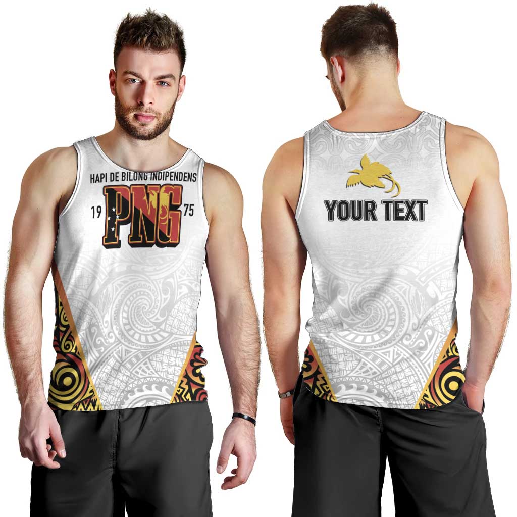 Personalized Papua New Guinea Men Tank Top Hapi De bilong Indipendens PNG LT7 - Polynesian Pride