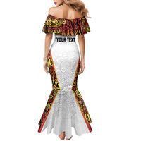 Personalized Papua New Guinea Mermaid Dress Hapi De bilong Indipendens PNG