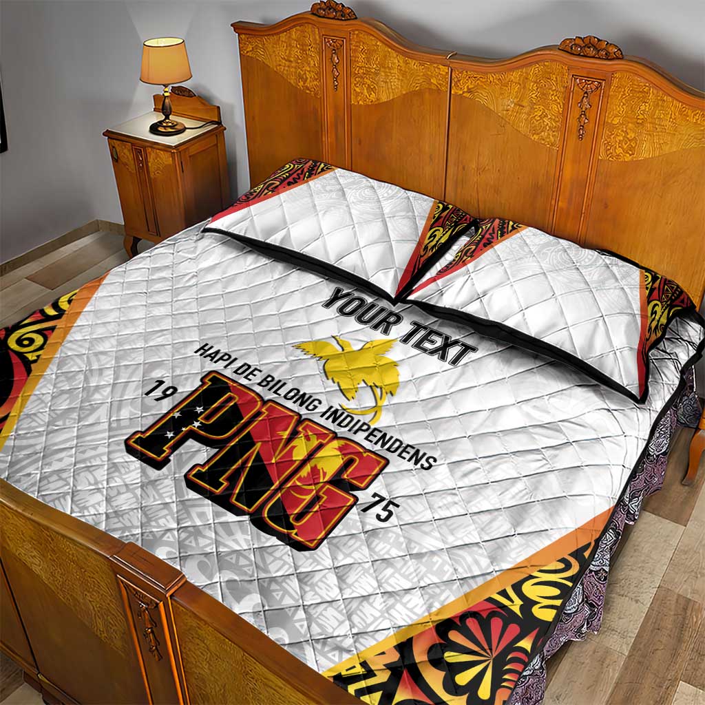 Personalized Papua New Guinea Quilt Bed Set Hapi De bilong Indipendens PNG LT7 - Polynesian Pride
