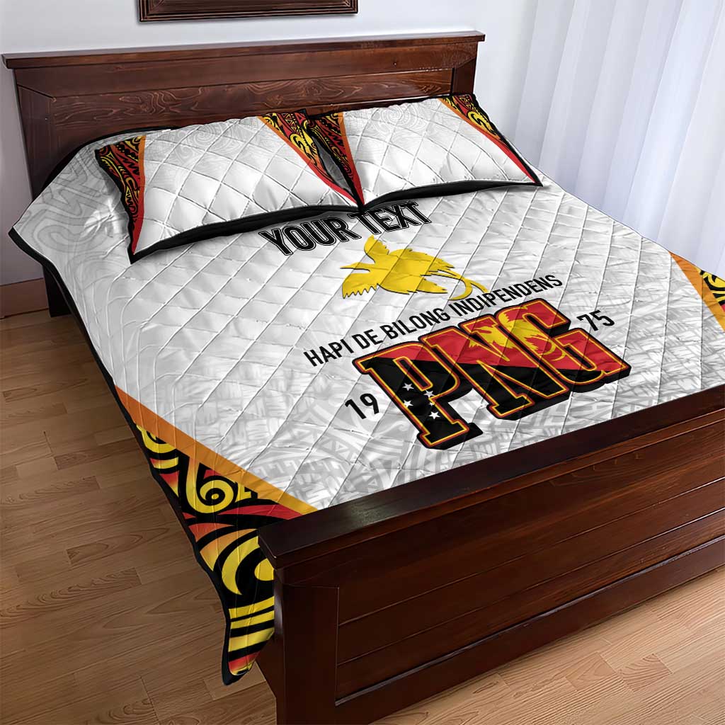 Personalized Papua New Guinea Quilt Bed Set Hapi De bilong Indipendens PNG LT7 - Polynesian Pride