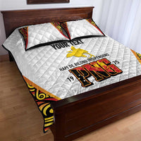 Personalized Papua New Guinea Quilt Bed Set Hapi De bilong Indipendens PNG LT7 - Polynesian Pride