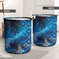 Aotearoa Taniko Matariki Laundry Basket Cosmic Blue LT7 - Polynesian Pride