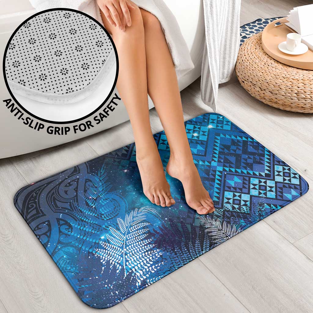 Aotearoa Taniko Matariki Bathroom Set Cosmic Blue LT7 - Polynesian Pride