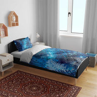 Aotearoa Taniko Matariki Bedding Set Cosmic Blue LT7 - Polynesian Pride