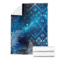 Aotearoa Taniko Matariki Blanket Cosmic Blue