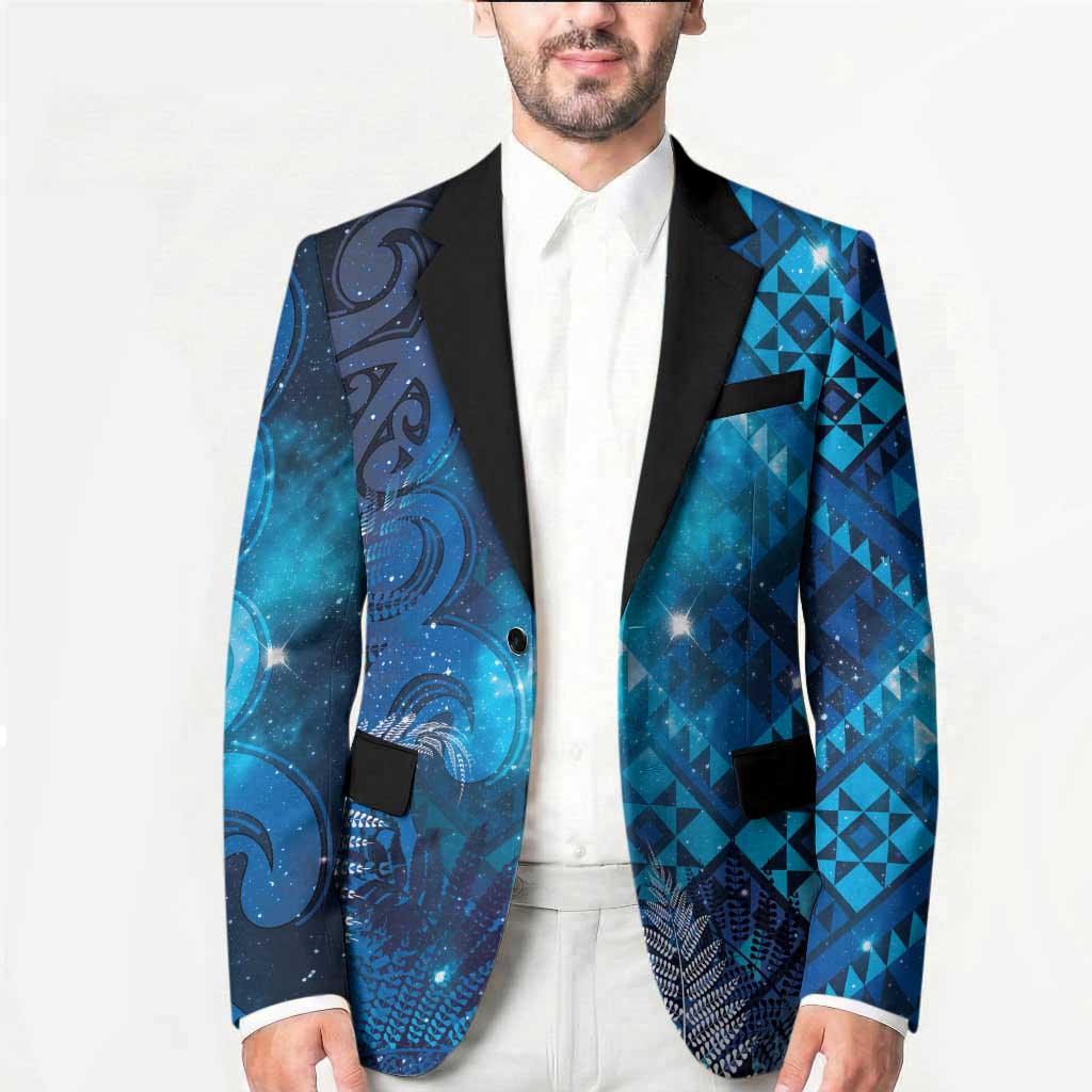 Aotearoa Taniko Matariki Blazer Cosmic Blue LT7 - Polynesian Pride
