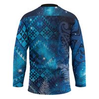 Aotearoa Taniko Matariki Hockey Jersey Cosmic Blue LT7 - Polynesian Pride