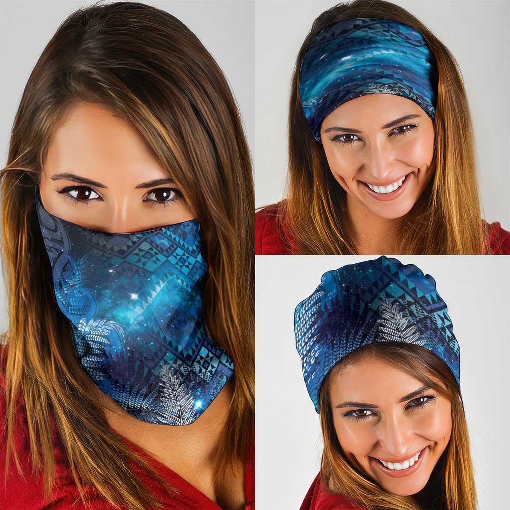 Aotearoa Taniko Matariki Neck Gaiter Cosmic Blue LT7 - Polynesian Pride