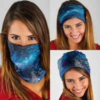 Aotearoa Taniko Matariki Neck Gaiter Cosmic Blue LT7 - Polynesian Pride