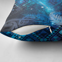 Aotearoa Taniko Matariki Pillow Cover Cosmic Blue LT7 - Polynesian Pride