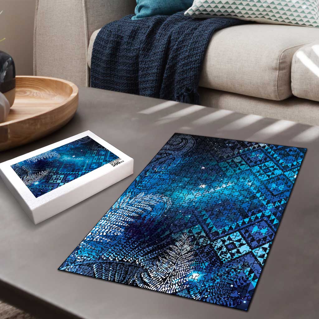 Aotearoa Taniko Matariki Puzzle Cosmic Blue LT7 - Polynesian Pride