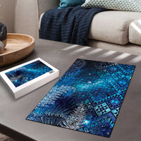 Aotearoa Taniko Matariki Puzzle Cosmic Blue LT7 - Polynesian Pride