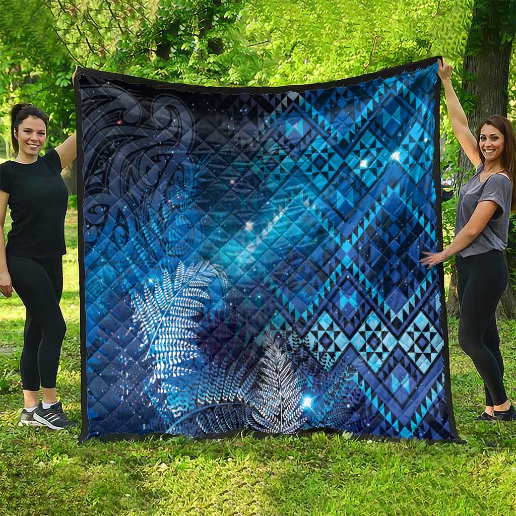 Aotearoa Taniko Matariki Quilt Cosmic Blue LT7 - Polynesian Pride