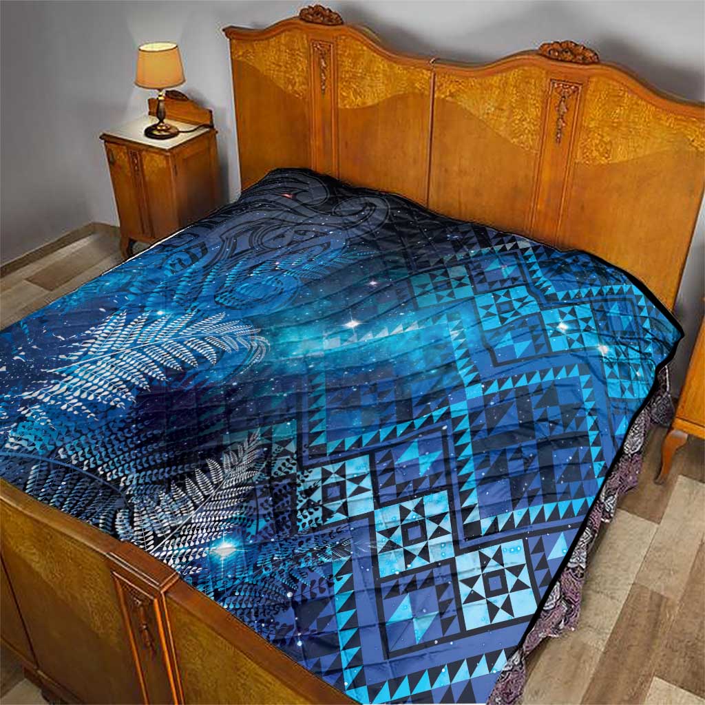 Aotearoa Taniko Matariki Quilt Cosmic Blue LT7 - Polynesian Pride