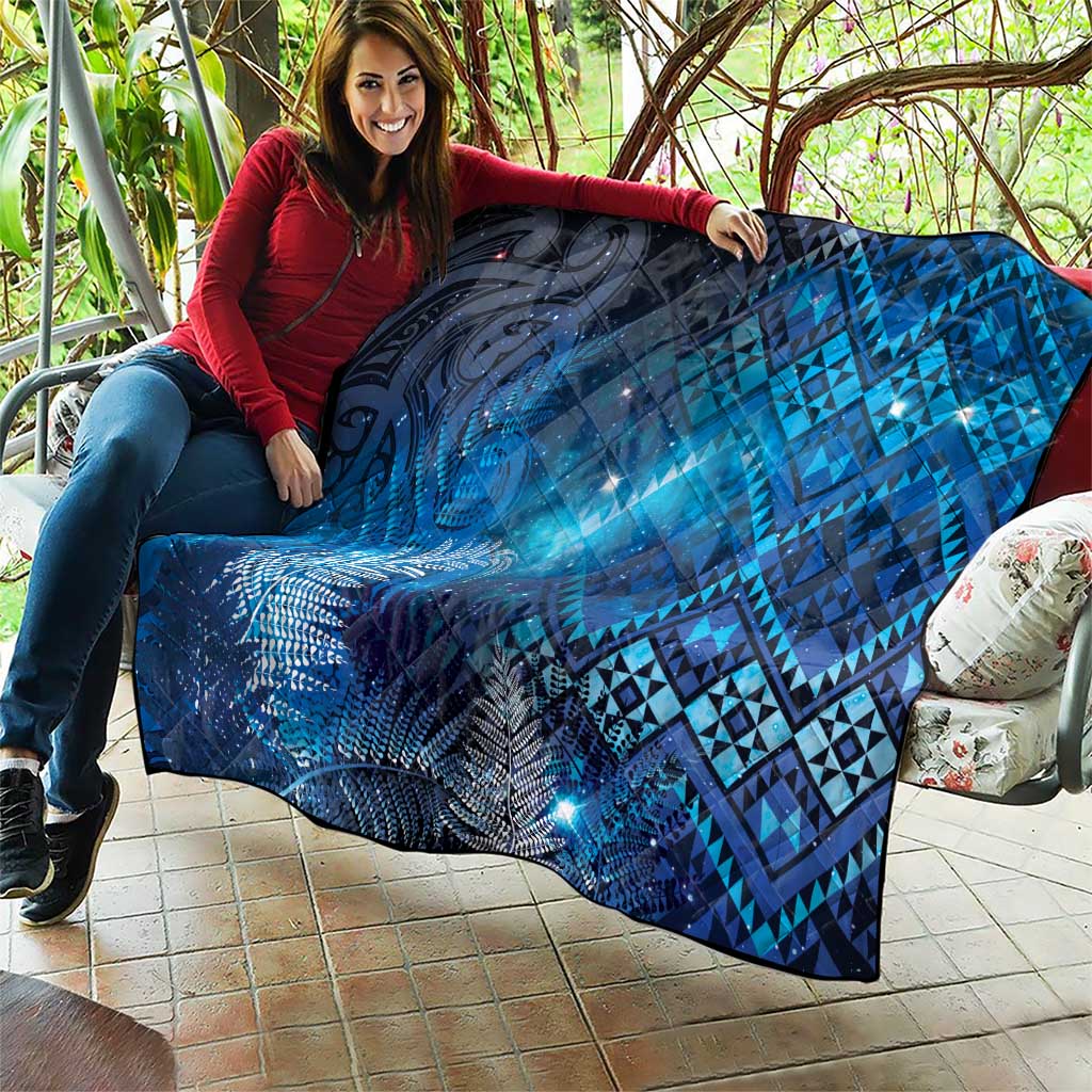 Aotearoa Taniko Matariki Quilt Cosmic Blue LT7 - Polynesian Pride
