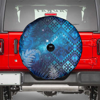 Aotearoa Taniko Matariki Spare Tire Cover Cosmic Blue LT7 - Polynesian Pride