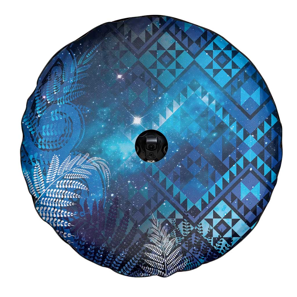 Aotearoa Taniko Matariki Spare Tire Cover Cosmic Blue LT7 - Polynesian Pride