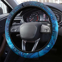 Aotearoa Taniko Matariki Steering Wheel Cover Cosmic Blue LT7 - Polynesian Pride