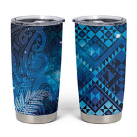 Aotearoa Taniko Matariki Tumbler Cup Cosmic Blue LT7 Blue - Polynesian Pride