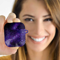 Aotearoa Taniko Matariki AirPods Case Cosmic Violet LT7 - Polynesian Pride