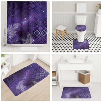 Aotearoa Taniko Matariki Bathroom Set Cosmic Violet LT7 - Polynesian Pride